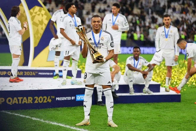 Mbappe giành danh hiệu thứ hai cùng Real Madrid